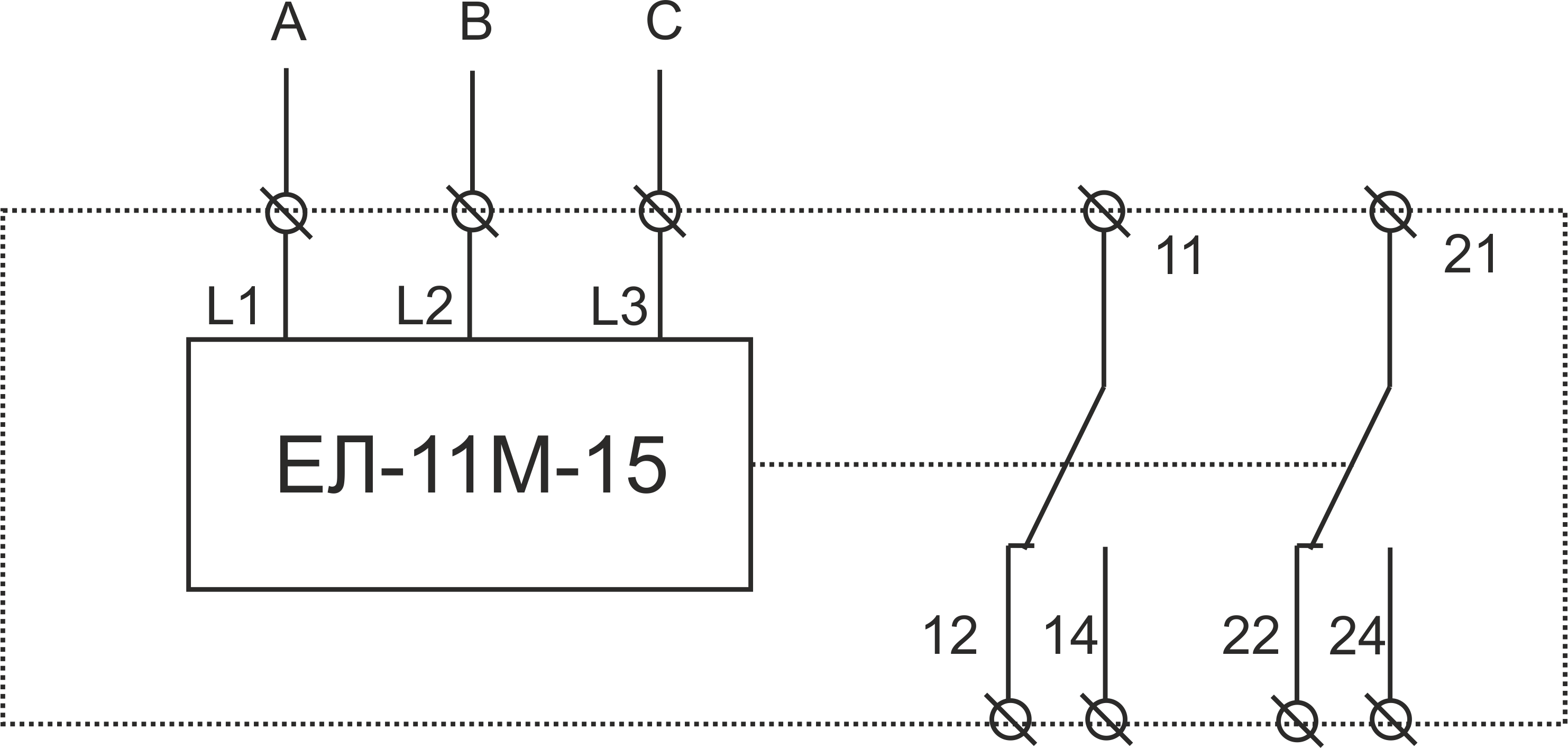Реле ел 11м 15 схема подключения Реле ЕЛ-11М-15 АС415В УХЛ4
