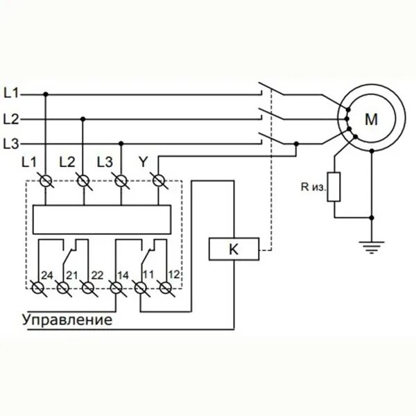 Реле ел 11м 15 схема подключения Реле контроля фаз РКФ-М08-3-15 AC 400В УХЛ4 защита электродвигателей крановых ус