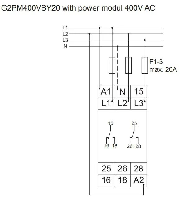 Реле фаз 380 схема подключения Перейти на страницу с картинкой