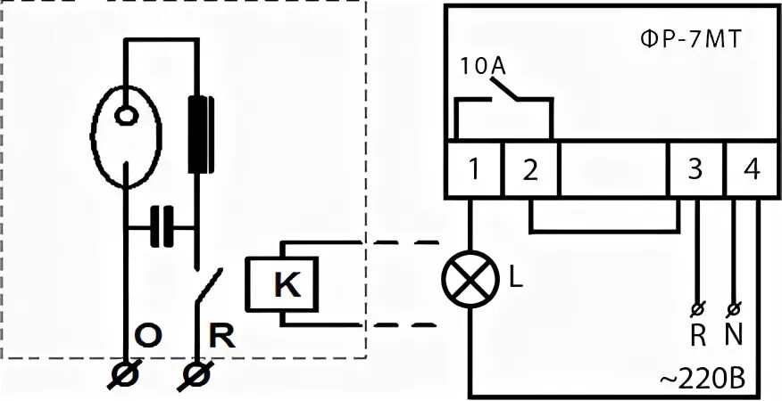 Реле фр 7е инструкция схема подключения Фотоэлектронное реле ФР-7МТ
