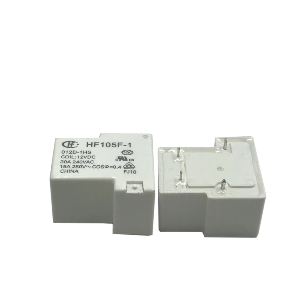 Реле hf105f 4 схема подключения 2PCS Relay HF105F-1 012D-1HS 12VDC 30A 4 pin AliExpress