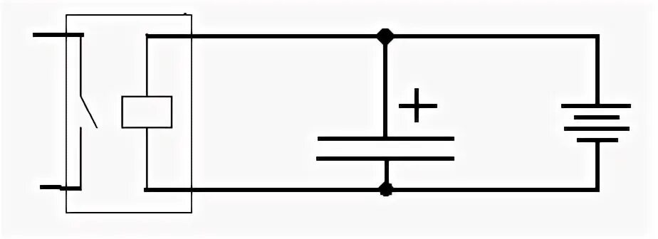 Реле и конденсатор схема подключения Задержка времени включения реле