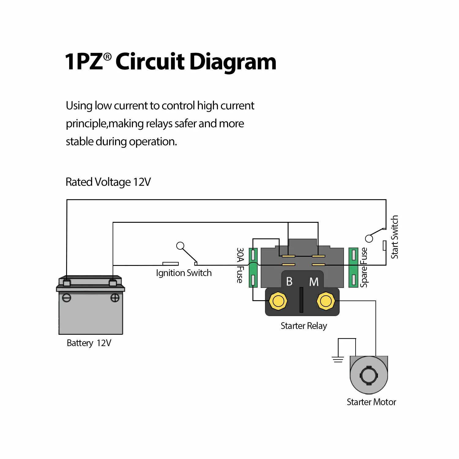 Реле квадроцикл схема подключения Starter Relay Solenoid Switch For Yamaha YXR 660 Rhino YFM 660 Grizzly Raptor 60