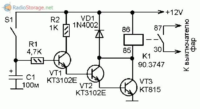 Реле на транзисторах своими руками схемы Три схемы очень простых устройств для начинающих (КТ3102) Схемотехника, Принципи