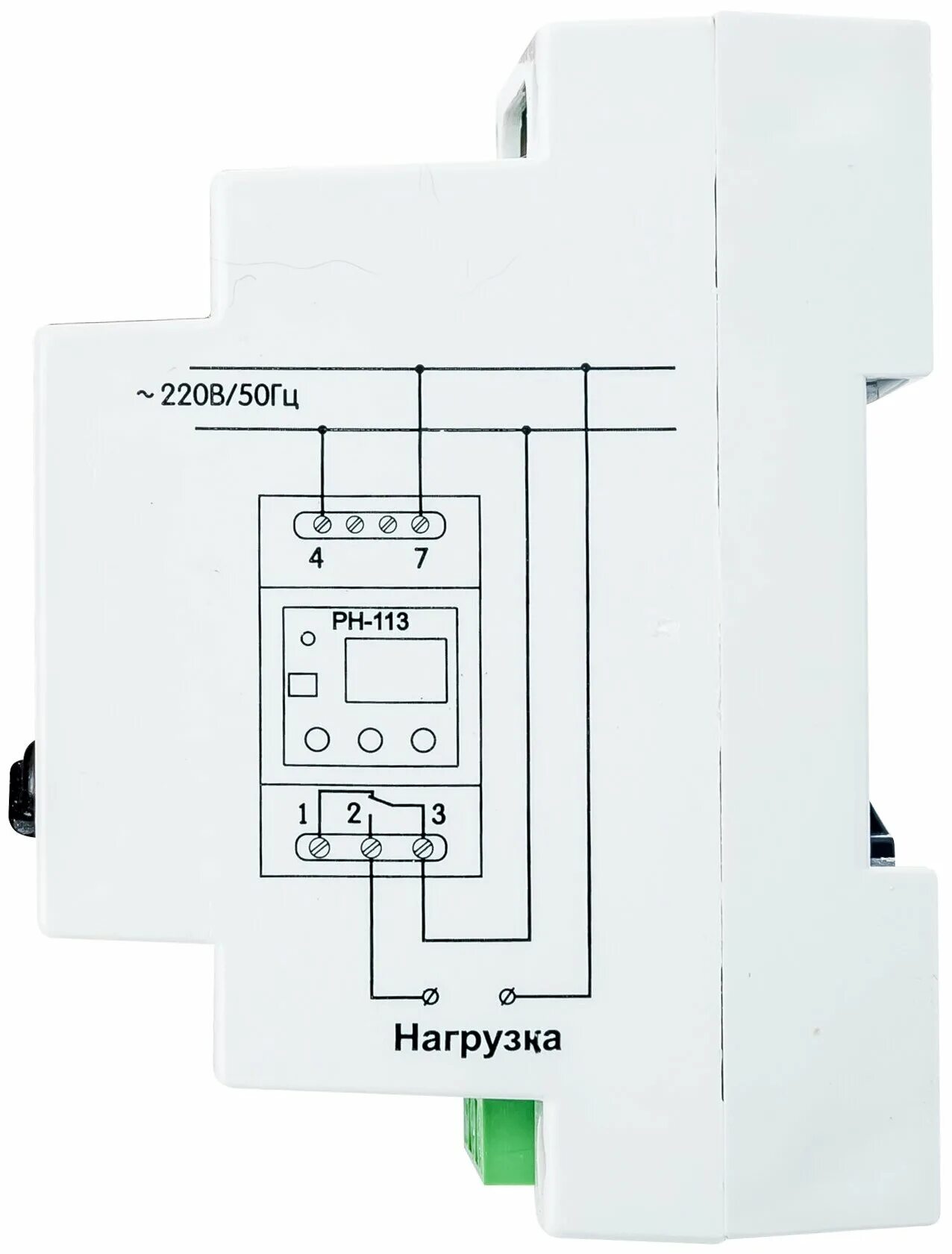 Реле напряжения рн 113 подключение Реле контроля напряжения Новатек-Электро РН-113 - купить в интернет-магазине по 
