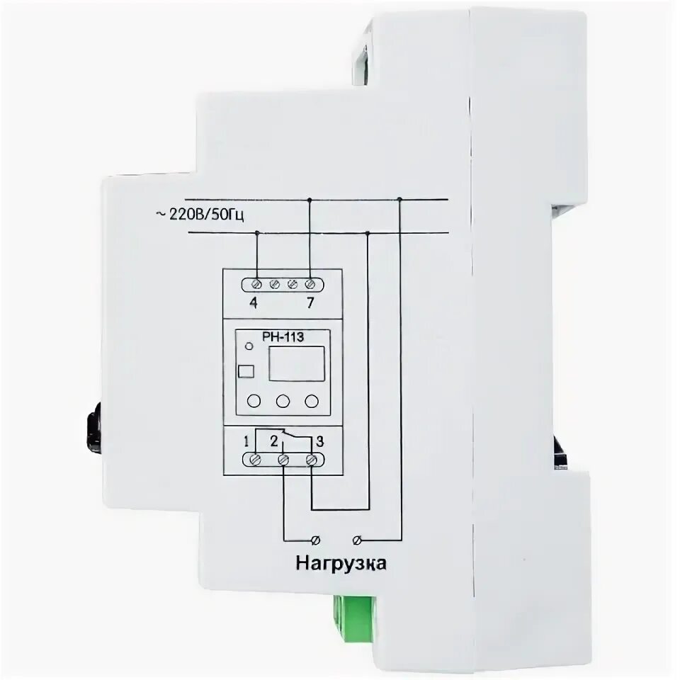 Реле напряжения рн 113 схема подключения Реле напряжения Новатек-Электро РН-113 - купить в Твери ЭлектроМаркет