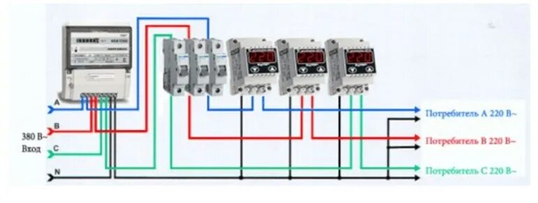 Реле напряжения схема подключения в однофазную сеть Реле напряжения на каждую фазу - найдено 86 фото