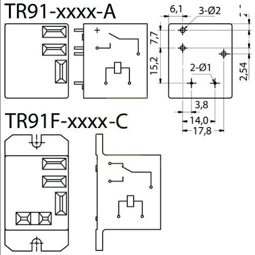 Реле nt90tpnce220cb схема подключения котла TR91F-220VAC SC-C купить недорого в Санкт-Петербурге RoboParts