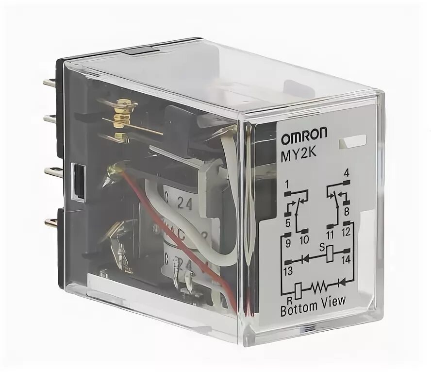 Реле omron подключение MY4INAC220/240(S) Omron 4PDT Non-Latching Relay Plug In, 240V ac Coil, 5 A RS Co