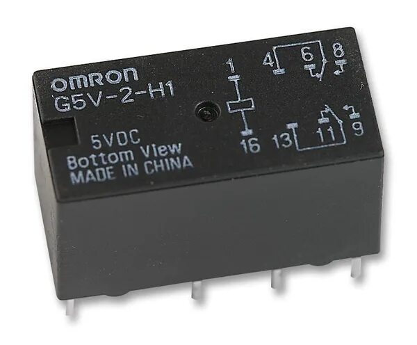 Реле omron подключение Реле G5V-2-H1-12VDC - купить с доставкой по выгодным ценам в интернет-магазине O