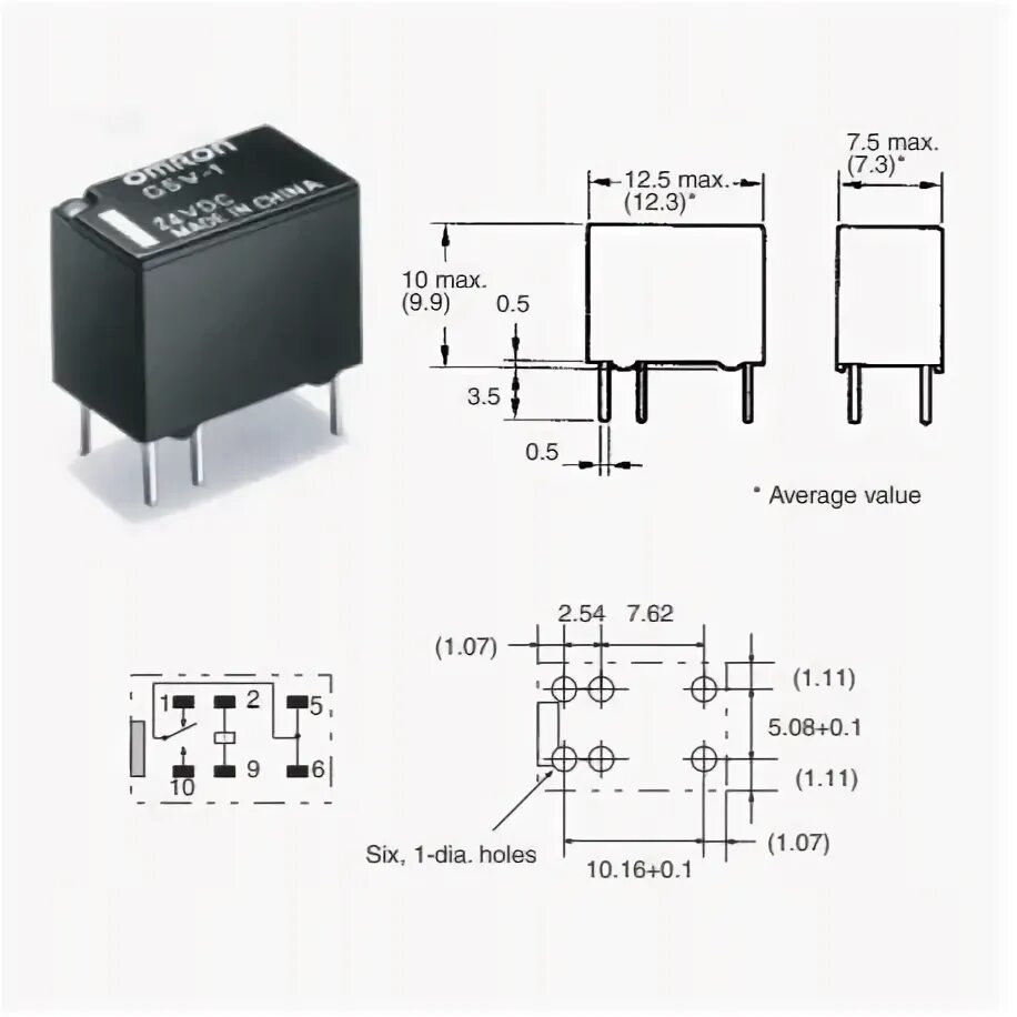 Реле omron подключение Купить Реле G5V-1-24V 0,5A 125VAC SPDT OMRON: отзывы, фото и характеристики на A