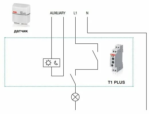 Реле освещенности с датчиком схема подключения Фотореле контактор