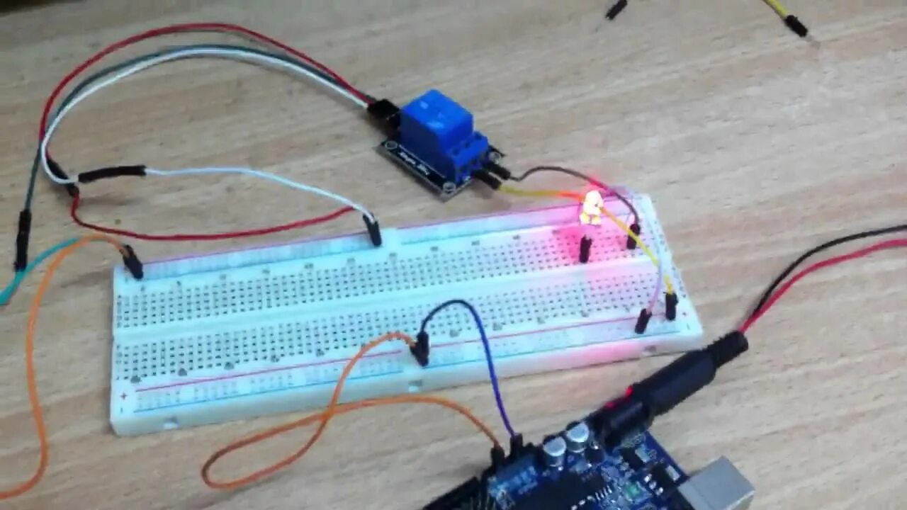 Реле подключение светодиода Relay + LED + Arduino UNO - YouTube