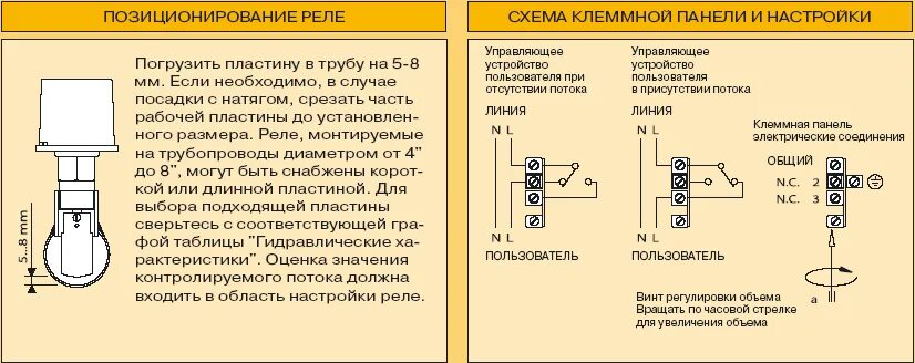 Реле потока подключение Реле протока воды: устройство, принцип работы, подключение и регулировка