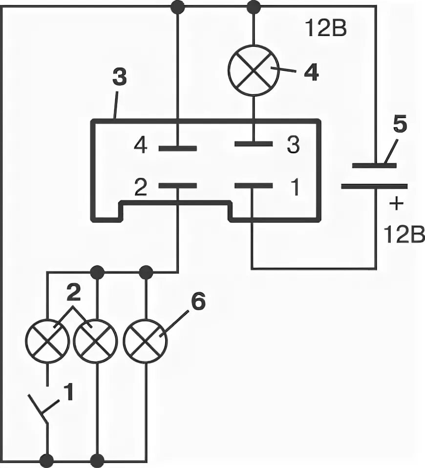 Реле поворота 495.3747 схема подключения Ремонт ГАЗ 2705 (Газель) : Освещение и световая сигнализация