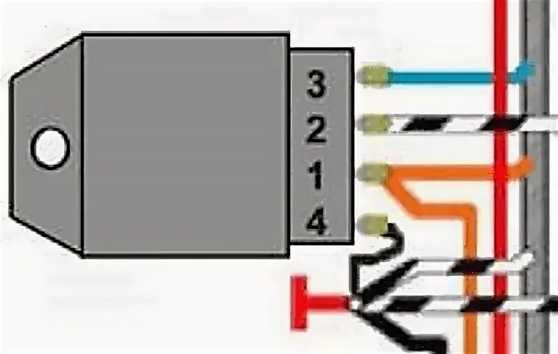 Реле поворотов 2107 схема подключения Схема реле поворотов