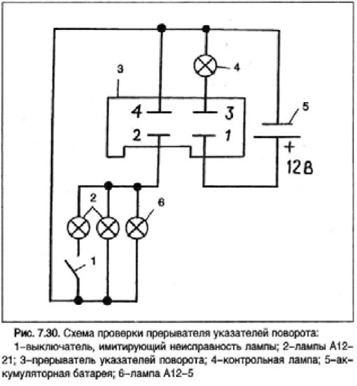 Реле поворотов газель схема подключения Прерыватель указателя поворота и аварийной сигнализации 494.3747 автомобилей Соб