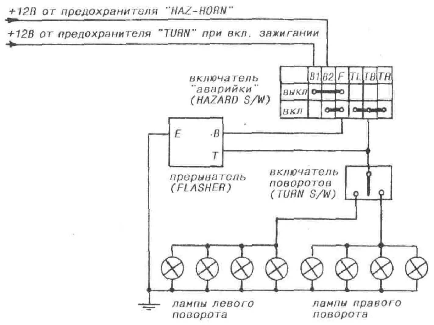 Реле поворотов камаз схема подключения 24 electrooborud.htm