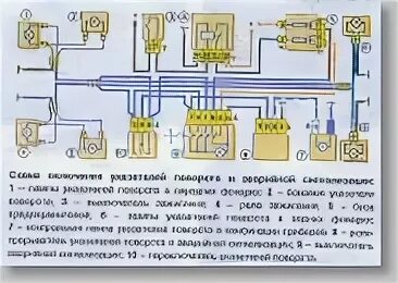 Реле поворотов нива 2121 схема подключения Схема поворотников нива