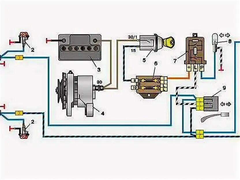 Реле поворотов ваз 2101 схема подключения 2101+ваз+коробка - Запчасти Форд, Хонда, Ниссан, БМВ и Мерседес - купить запчаст