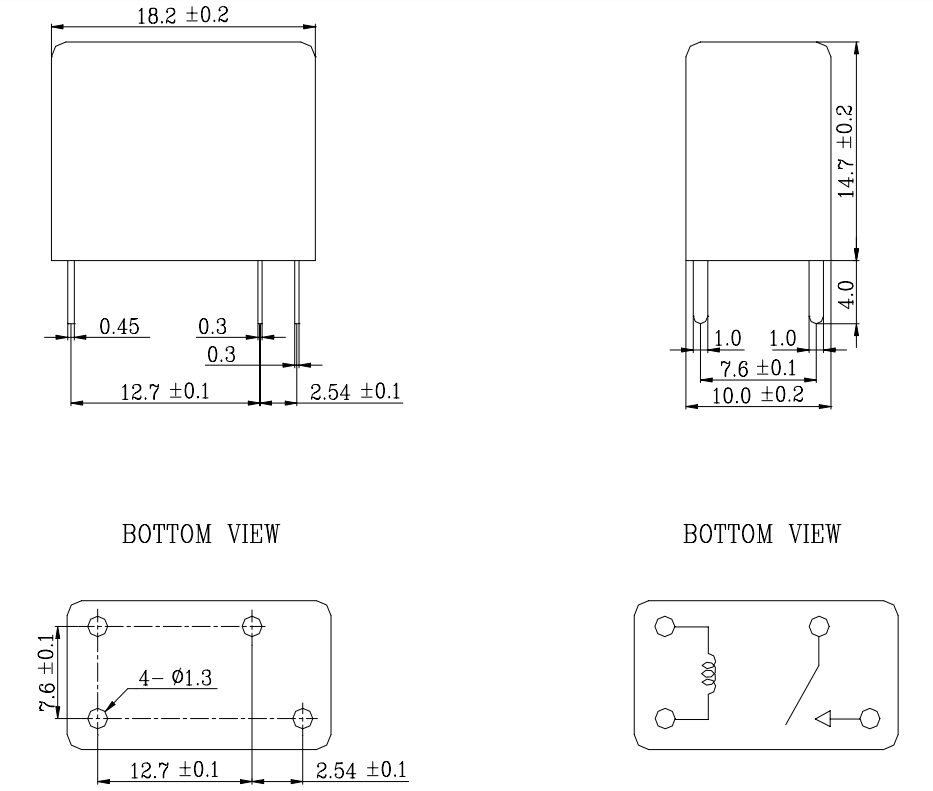 Реле qp3 12a схема подключения NRP05-A-24D, Реле 1 зам. 24V / 5A, 250VAC - купить в Ярославле