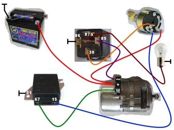 Реле регулятор схема подключения урал Реле-регулятор. / Ремонт / Мотоклуб "УРАЛ"