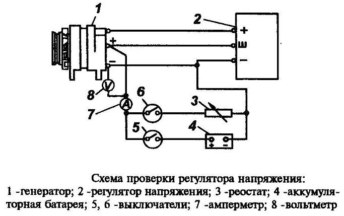 Реле регулятор зил 130 схема подключения Реле регулятор 22 3702 схема подключения к генератору