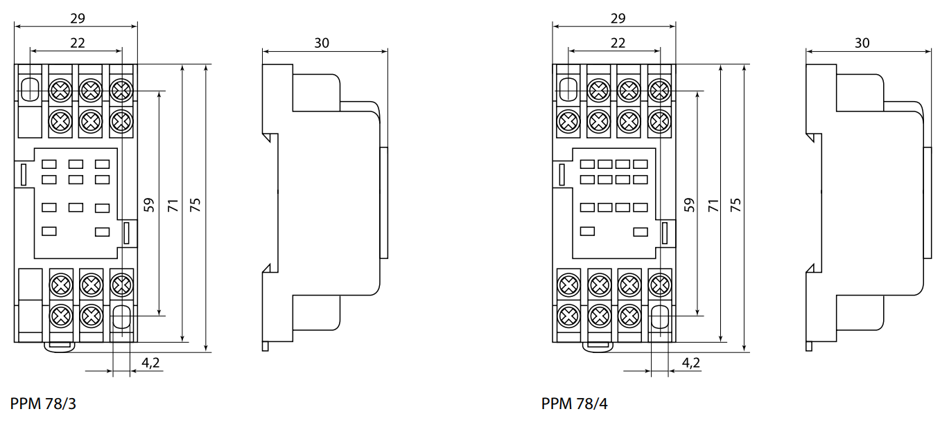 Реле рэк 78 4 схема подключения Реле РЭК77/4 с инд. 10А 230В AC TDM, Реле промежуточные РЭК, каталог, заказ, дёш