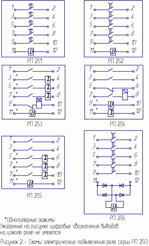 Реле рп 12 схема подключения Реле промежуточное РП-253 купить в Красноярске по выгодной цене в интернет-магаз