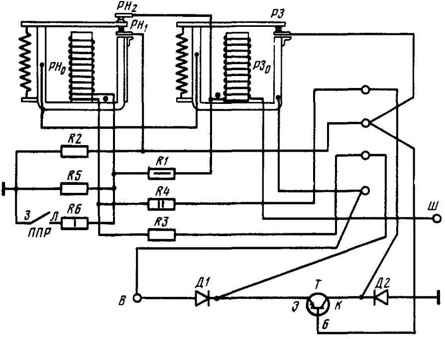 Реле рр 362 схема подключения Реле регулятор РР 362 Б1 и его схема. Подключение