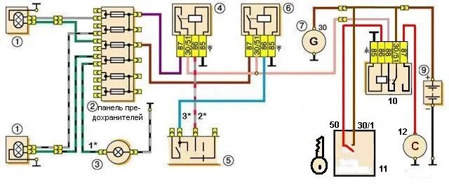 Реле рс 527 схема подключения Подключение стартера через реле. - Lada 2101, 1,2 л, 1972 года электроника DRIVE