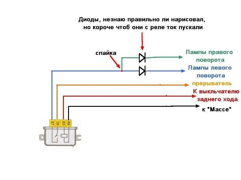 Реле рс 527 схема подключения Реле рс 527 ваз 2106 57 фото - KubZap.ru