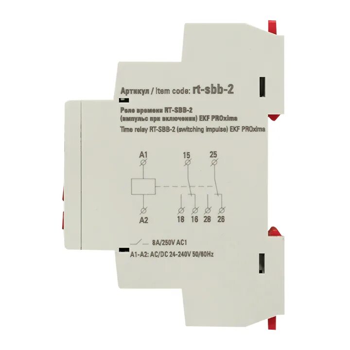 Реле rt 10 схема подключения Реле времени, EKF PROxima, RT-SBB-2 (импульс при включении) - характеристики и о