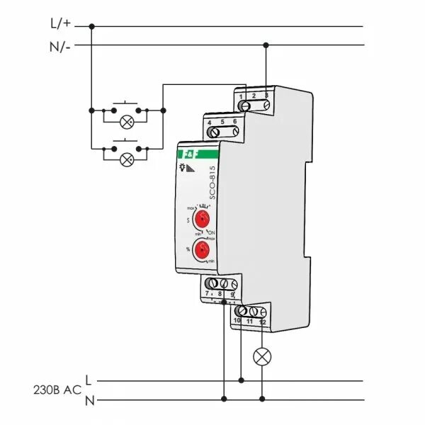Реле rt 10 схема подключения Регулятор освещенности (диммер) SCO-815 ЕА01.006.001 72184 - купить по выгодной 