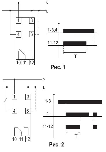 Реле rv 01 схема подключения Микропроцессорное реле времени с задержкой выключения RV-02