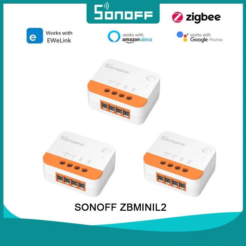 Реле sonoff zbminil2 extreme zigbee схема подключения Умный переключатель SONOFF ZBMINI Extreme Zigbee 3,0 ZBMINIL2, 1 шт., не требует