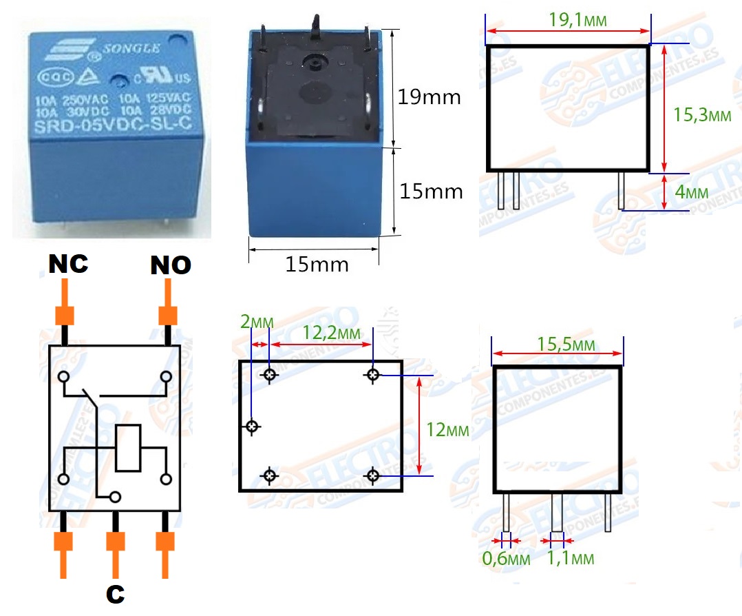 Songle srd 12vdc sl c схема