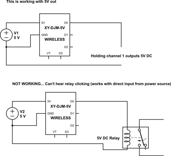 Реле srd 12vdc sl c схема подключения usb - SRD-05VDC-SL-C 5V DC relay not working with XY-DJM-5V - Electrical Enginee