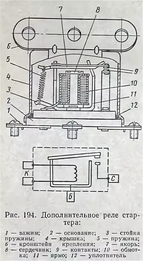 Реле стартера рс схема подключения Стартерные реле РС-502 и РС-507Б. Конструкция, разница. - DRIVE2