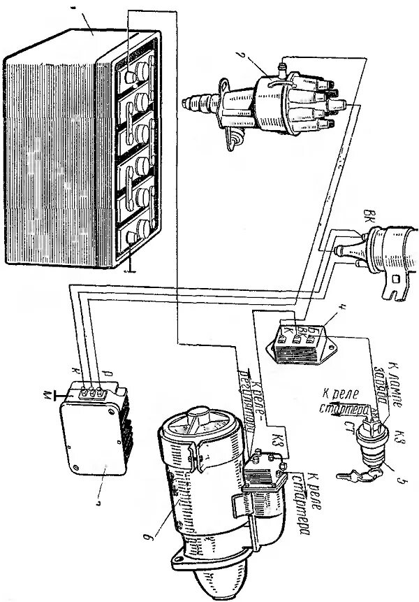 Реле стартера зил 130 схема подключения ПРОВЕРКА И РЕГУЛИРОВКА ПРИБОРОВ КОНТАКТНО-ТРАНЗИСТОРНОЙ СИСТЕМЫ ЗАЖИГАНИЯ АВТОМО