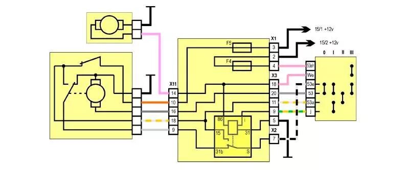 Реле стеклоочистителя ваз подключение Схема дворников ваз 2107 инжектор 60 фото - KubZap.ru