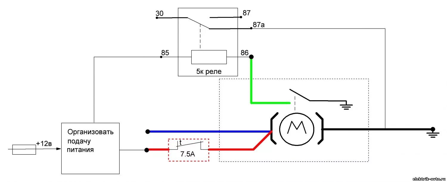 Реле стеклоочистителя ваз схема подключения Схема включения дворников ЗИЛ 131 - Форум Автоэлектриков