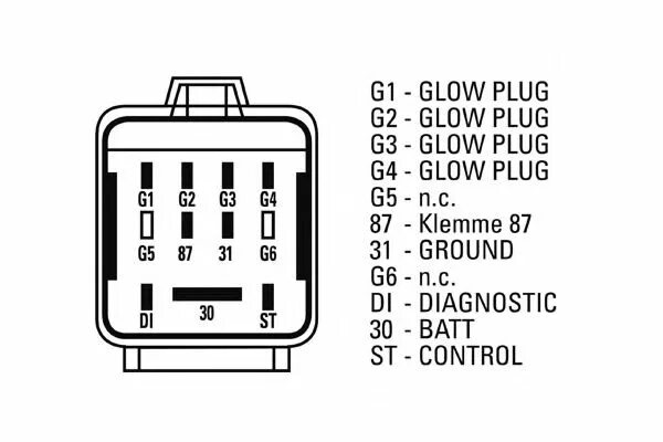 Реле свечей накала 0281003039 схема подключения Блок управления, время накаливания NAGARES TPDV/07-12 - в интернет-магазине авто