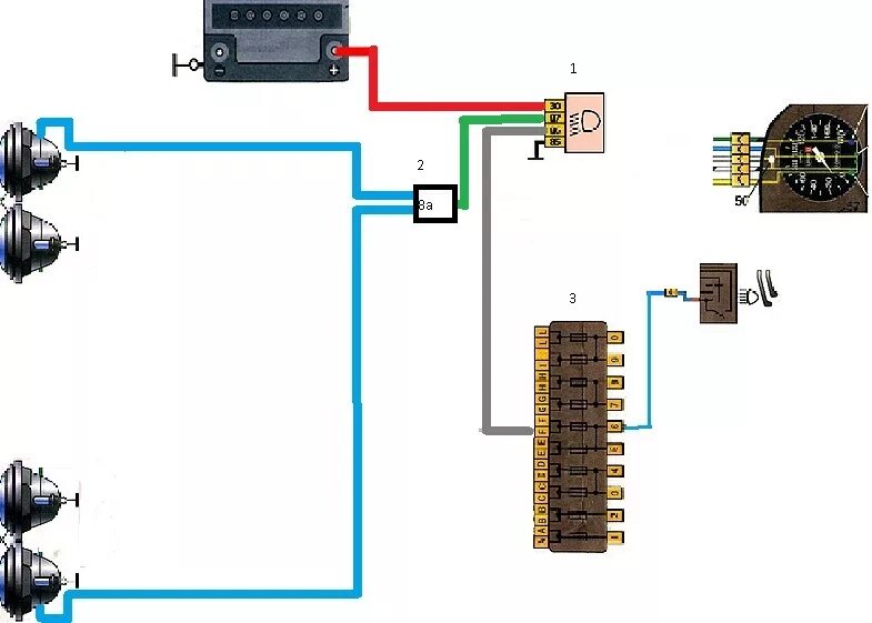Реле света ваз 2106 схема подключения Ближний свет ВАЗ2103. Он будет. - Lada 2103, 1,5 л, 1975 года электроника DRIVE2