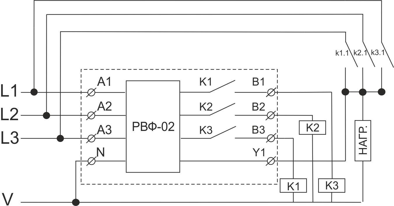 Реле ухл4 схема подключения Реле РВФ-02 АС230В УХЛ4