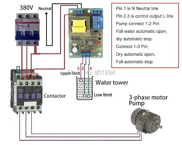 Реле уровня воды df96dk схема подключения Купить переменного тока 220 в 1000 вт воды регулятор уровня жидкости переключате