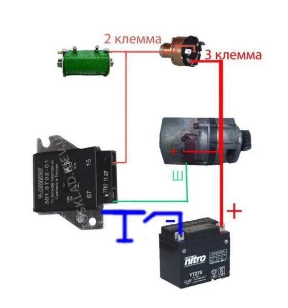 Реле ваз на мотоцикл урал схема Схемы и таблицы - Фотография 15 из 20 ВКонтакте