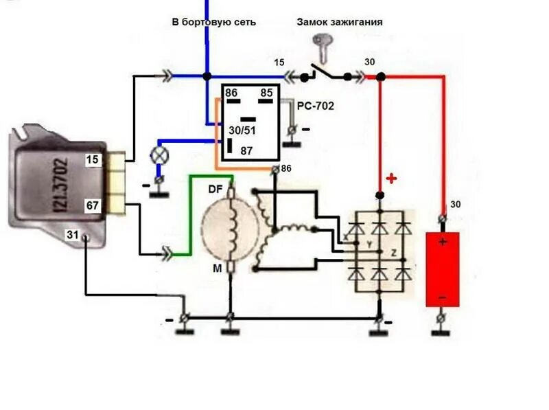 Реле ваз на урал схема Ответы Mail.ru: Мотоцикл урал реле зарядки.