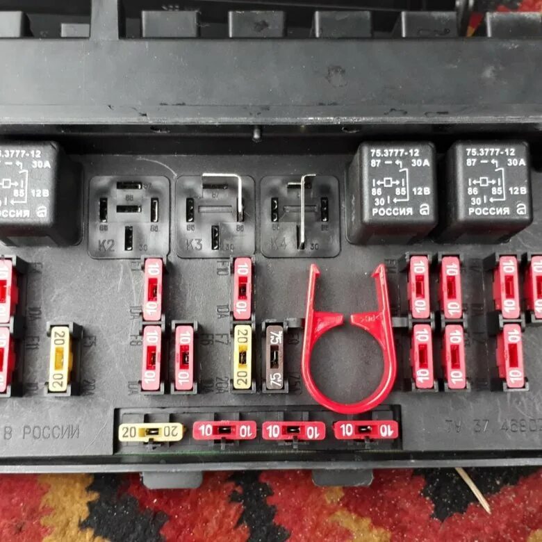 Реле вентилятора ваз 2107 инжектор фото Блок предохранителей ваз(lada) 2105,2107 - купить в Томске, цена 1 500 руб., про