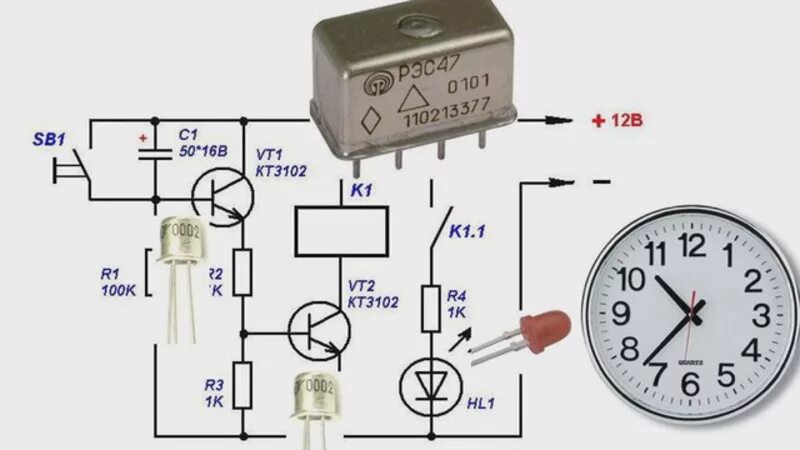 Реле времени 12 вольт схема подключения Ответы Mail.ru: Почему реле времени дребезжит?